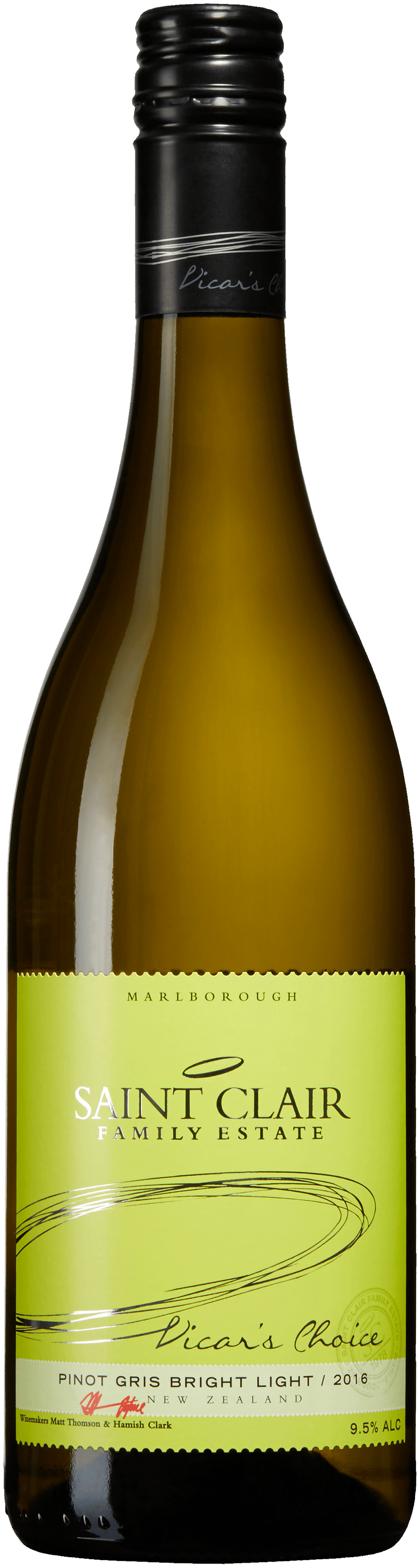 Saint Clair Vicar's Choice Pinot Gris Bright Light 2025
