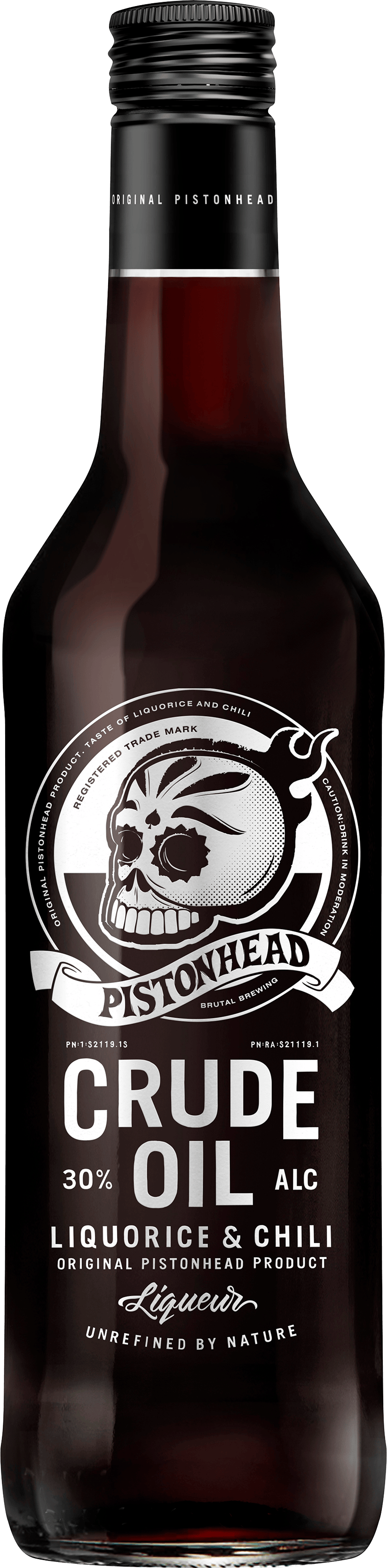 Crude Oil by Pistonhead Shot med smak av lakrits & chili