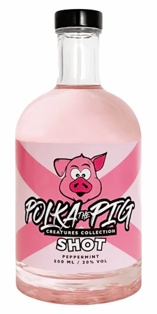 Polka the pig Pepparmint Shot