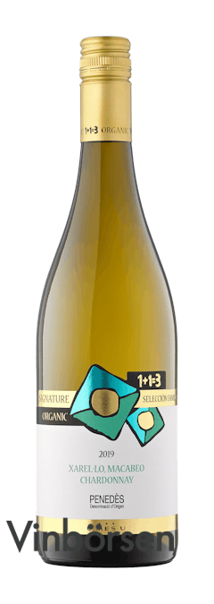 Signature Organic (prissänkt Familia, 17%) Chardonnay, Vin - Macabeo med - Vinbörsen Xarel-lo 1+1=3 2021 Vitt, Selección
