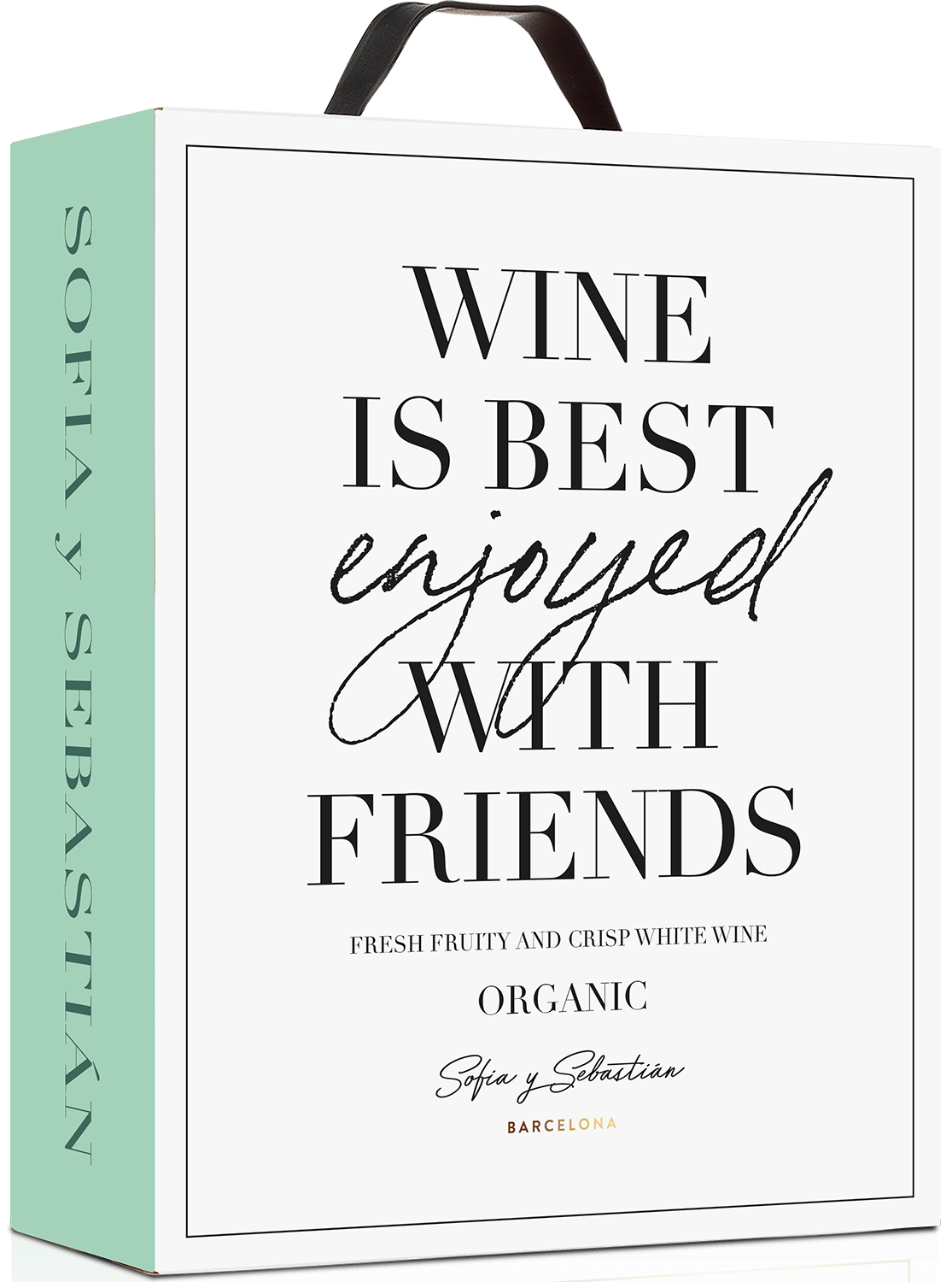 Sofia y Sebastian White Wine is Best Enjoyed with Friends Organic 2025