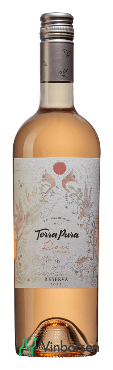 - Vin Rosé, Rosé, med 2021 Reserva 33%) - Terrapura, (prissänkt Vinbörsen