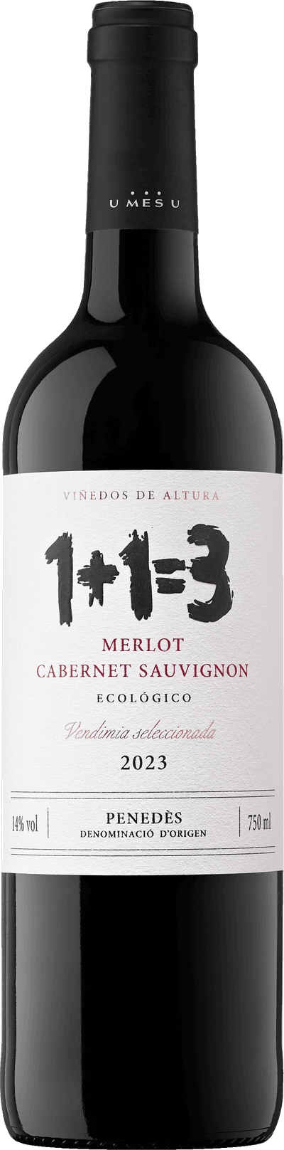 1+1=3 Merlot Cabernet Sauvignon Ecológico 2023