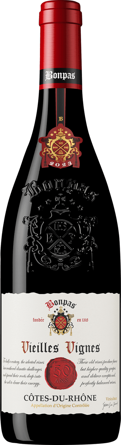 Bonpas Vieilles Vignes 50ans Côtes-du-Rhône 2023