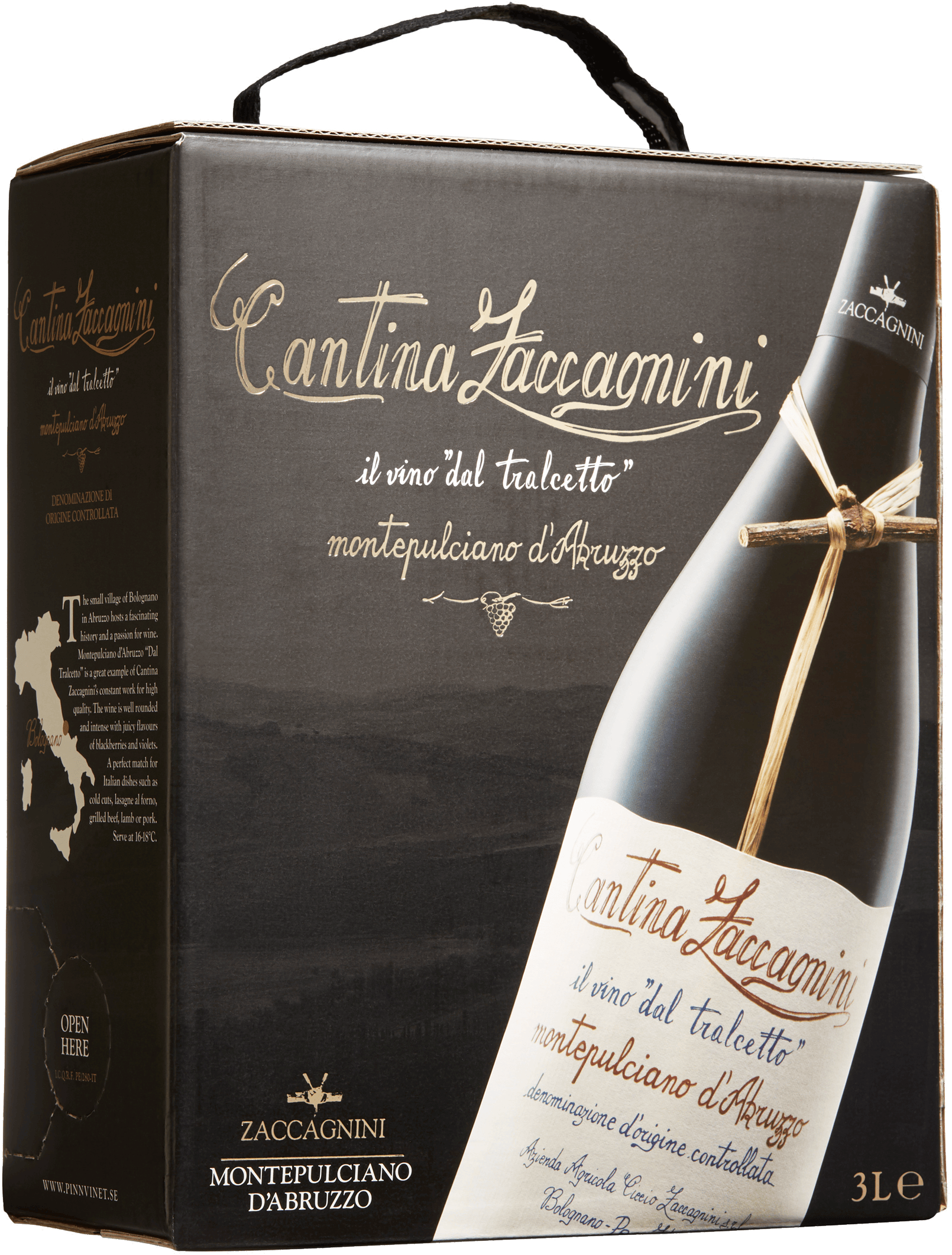 Pinnvinet by Cantina Zaccagnini Dal Tralcetto Montepulciano d’Abruzzo 2024