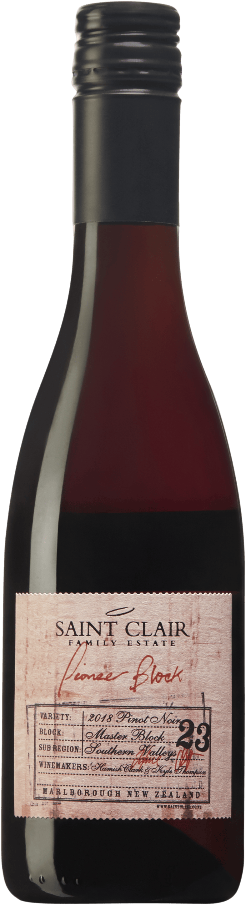 Saint Clair Pioneer Block 23, Pinot Noir, 2021 Rött, Vin Vinbörsen